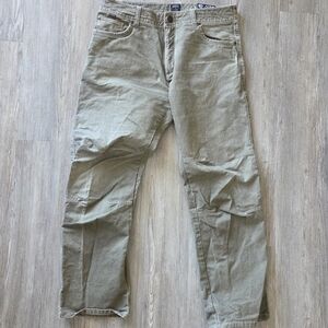 Rugged Kuhl Men's Tan Pants 36 x 32 Faded Cool Durable Denim Comfortable